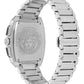 Versace Men’s Quartz Swiss Made Silver Stainless Steel Black Dial 42mm Watch VE6H00925
