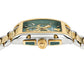 Versace Men’s Quartz Swiss Made Two Tone Gold Stainless Steel Olive Green Dial 42mm Watch VE6H01125