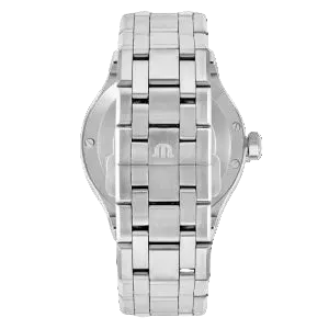 Maurice Lacroix Men’s Quartz Swiss Made Silver Stainless Steel Black Dial 40mm Watch AI1108-SS002-330-1