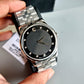 Movado Men’s Quartz Swiss Made Stainless Steel Black Dial 40mm Watch 0606878