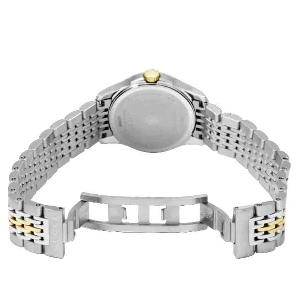 Gucci Women’s Swiss Made Quartz Stainless Steel Silver Dial 27mm Watch YA126511