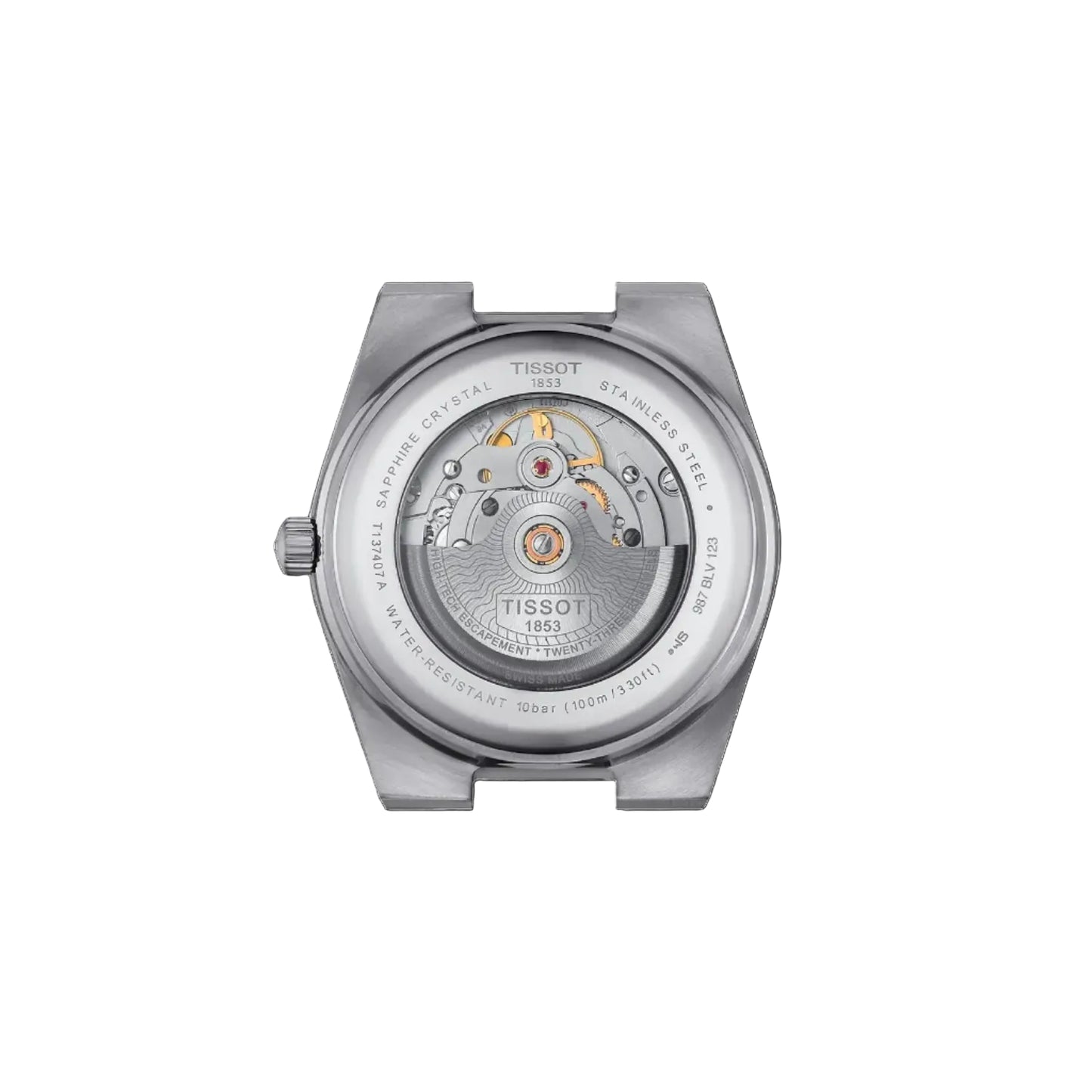 TISSOT PRX Men’s Swiss Made Powermatic Silver Stainless Steel Ice Blue Dial 40mm Watch T137.407.11.351.00