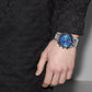 Gucci Men’s Swiss Made Quartz Stainless Steel Blue Dial 41mm Watch YA142317