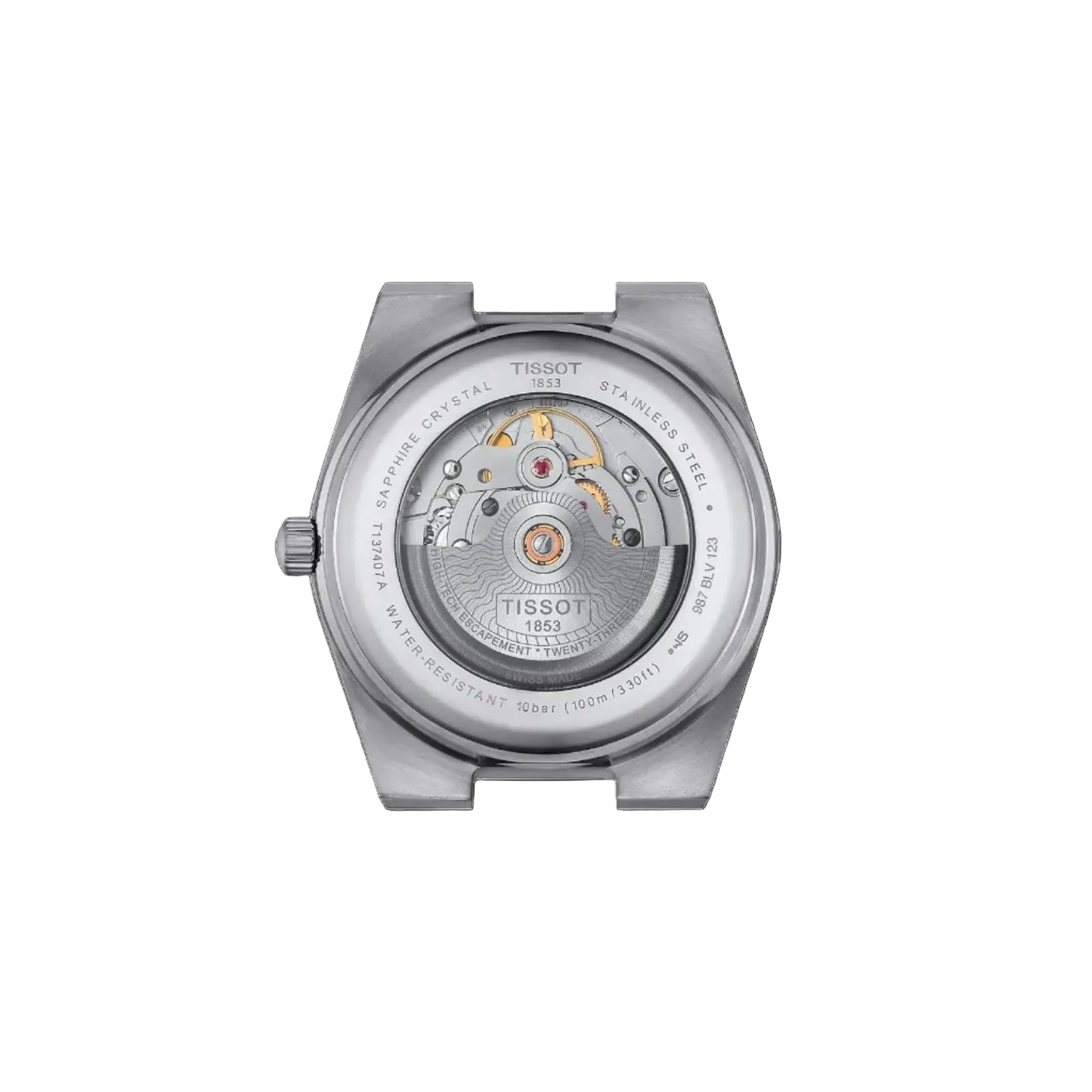 TISSOT PRX Men’s Swiss Made Powermatic Silver Stainless Steel Black-Chameleon Dial 40mm Watch T137.407.11.051.01