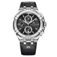 Maurice Lacroix Men’s Quartz Swiss Made BlackLeather Strap Black Dial 44mm Watch AI1018-SS001-330-1