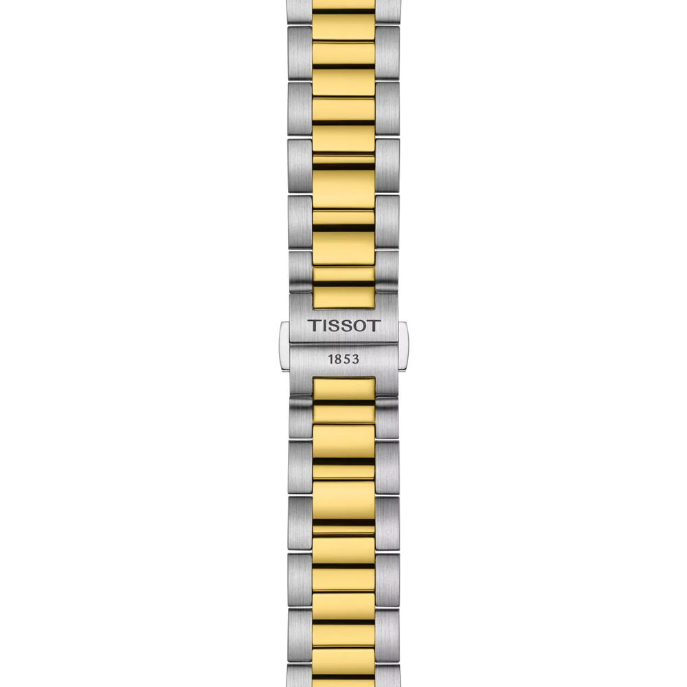 TISSOT Men’s Quartz Swiss Made Two-tone Stainless Steel Silver Dial 40mm Watch T150.417.22.031.00