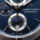 Maurice Lacroix Men’s Quartz Swiss Made Blue Leather Strap Blue Dial 44mm Watch AI1018-SS001-430-1