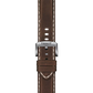 TISSOT Men’s Swiss Made Quartz Brown Leather Strap Black Dial 45mm Watch T125.617.16.051.01