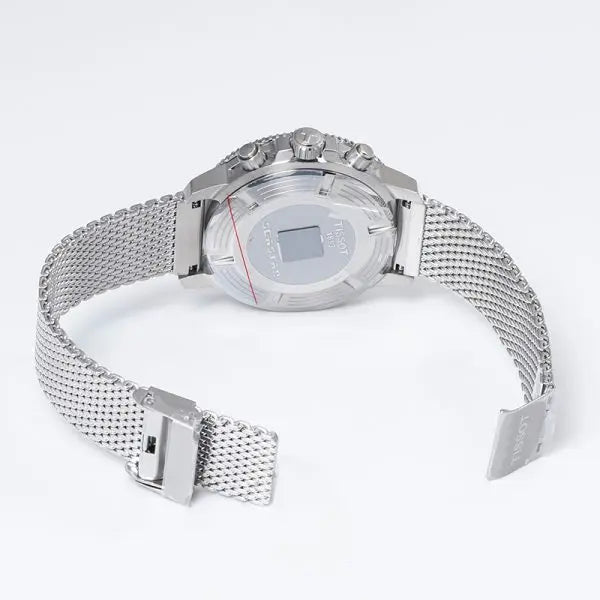 TISSOT Men’s Quartz Swiss Made Stainless Steel Blue Gradient Dial 45mm Watch T120.417.11.041.02