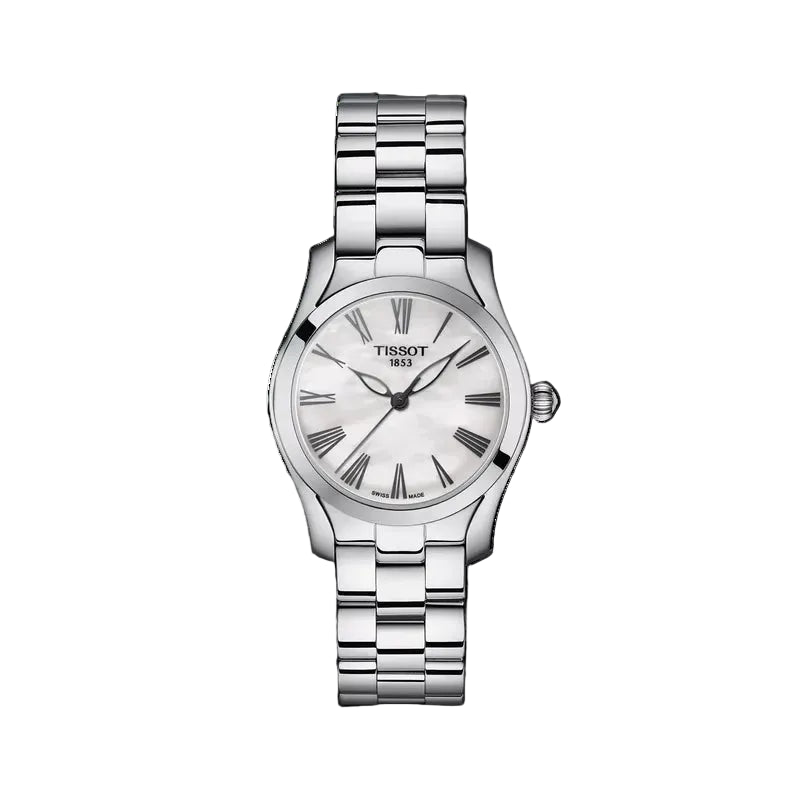 TISSOT Women's Swiss Made Quartz Stainless Steel White Dial 40mm Watch T112.210.11.113.00