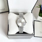 Gucci Men’s Swiss Made Quartz Silver Stainless Steel Silver Dial 36mm Watch YA1264153