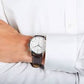 TISSOT Men’s Quartz Swiss Made Brown Leather Strap White Dial 42mm Watch T063.617.16.037.00
