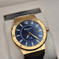 Ferragamo Men’s Swiss Made Quartz Gold Stainless Steel Black Dial 44mm Watch SFHY00821