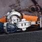 PAGANI DESIGN MEN'S WATCH STAINLESS STEEL CASE BLUE AUTOMATIC BLUE DAIL WATCH SKU-1796