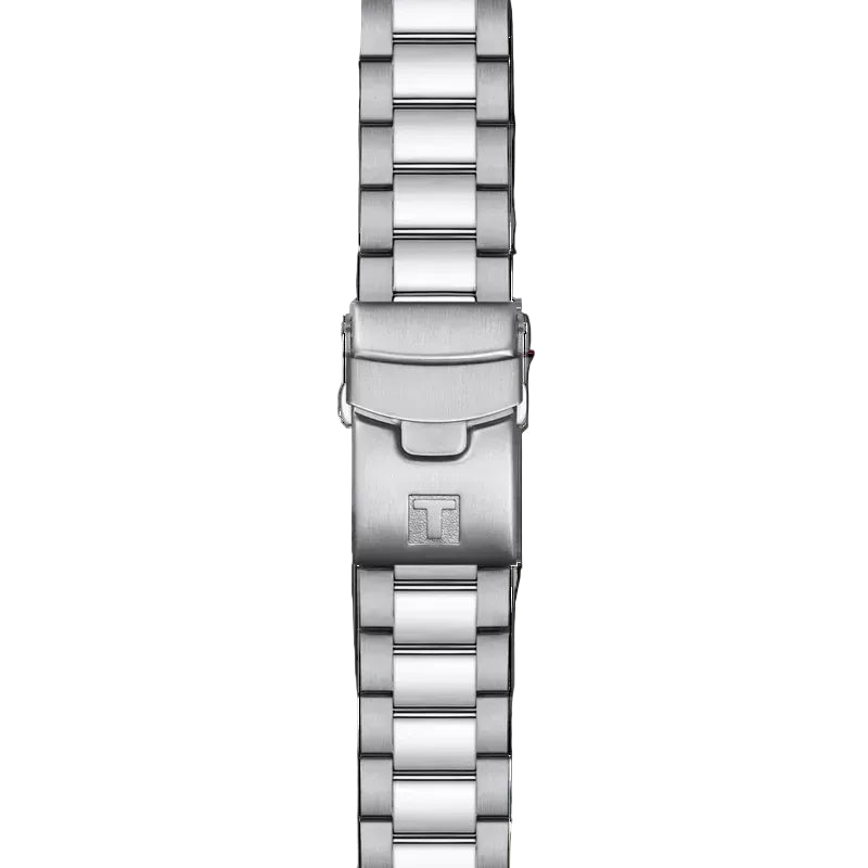 TISSOT Men’s Quartz Swiss Made Silver Stainless Steel Blue Gradient Dial 45mm Watch T120.417.11.041.01