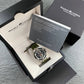 Maurice Lacroix Men’s Quartz Swiss Made Green Leather Strap Black Dial 44mm Watch AI1018-PVB21-330-1