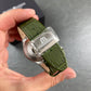 Maurice Lacroix Men’s Quartz Swiss Made Green Leather Strap Black Dial 44mm Watch AI1018-PVB21-330-1