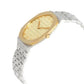 Gucci Women’s Swiss Made Quartz Silver Stainless Steel Gold Dial 34mm Watch YA163403