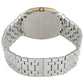 Gucci Women’s Swiss Made Quartz Silver Stainless Steel Gold Dial 34mm Watch YA163403
