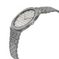 Gucci Women’s Swiss Made Quartz Silver Stainless Steel Silver Dial 34mm Watch YA163402