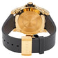 Gucci Men’s Swiss Made Quartz DIVE SNAKE Silicone Strap Black Dial 45mm Watch YA136219