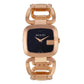 Gucci Women’s Quartz Swiss Made Rose Gold Stainless Steel Black Dial 31mm Watch YA125409