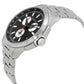 Gucci Men’s Swiss Made Quartz Silver Stainless Steel Black Dial 44mm Watch YA126267