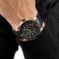 Gucci Men’s Swiss Made Quartz DIVE SNAKE Silicone Strap Black Dial 45mm Watch YA136219