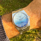 TISSOT PRX Men’s Swiss Made Powermatic Silver Stainless Steel Ice-Blue-Chameleon Dial 40mm Watch T137.407.11.351.01