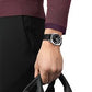 TISSOT Men’s Swiss Made Quartz Black Leather Strap Black Dial 40mm Watch T127.410.16.051.00