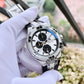 Maurice Lacroix Men’s Quartz Swiss Made Multi Color Silicone Strap Silver Dial 44mm Watch AI1018-TT030-130-K