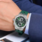 Maurice Lacroix Men’s Quartz Swiss Made Green Silicone Strap Green Dial 44mm Watch AI1018-SS000-630-5