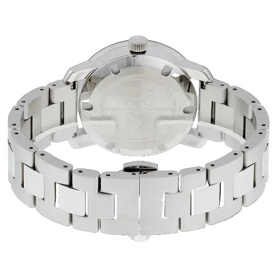 Movado Women’s Swiss Made Quartz Silver Stainless Steel Stoned Dial 36mm Watch 3600334