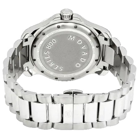 Movado Men’s Quartz Swiss Made Stainless Steel Black Dial 40mm Watch 2600152