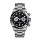 PAGANI DESIGN MEN'S CHRONOGRAPH SILVER STAINLESS STEEL BLACK DAIL CHAIN WATCH JAPANESS QUARTZ SKU-PD1718
