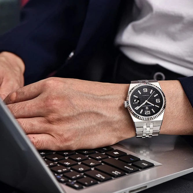 PAGANI DESIGN MEN'S 2025 NEW MODEL STAINELESS STEEL CHAIN WATCH SKU-PD-YS027