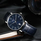 TISSOT Men’s Quartz Swiss Made Leather Strap Blue Dial 40mm Watch T122.410.16.043.00