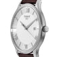 TISSOT Men’s Quartz Swiss Made Brown Leather Strap Silver Dial 42mm Watch T063.610.16.038.00
