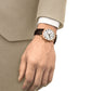 TISSOT Men’s Quartz Swiss Made Brown Leather Strap Silver Dial 41mm Watch T122.417.36.033.00