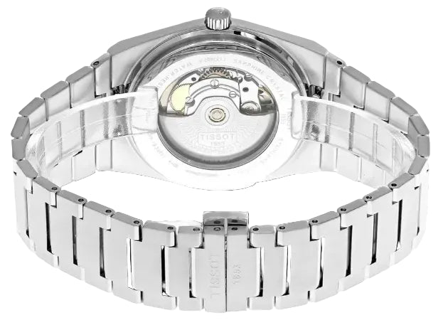 TISSOT PRX Men’s Swiss Made Powermatic Silver Stainless Steel Ice-Blue-Chameleon Dial 40mm Watch T137.407.11.351.01