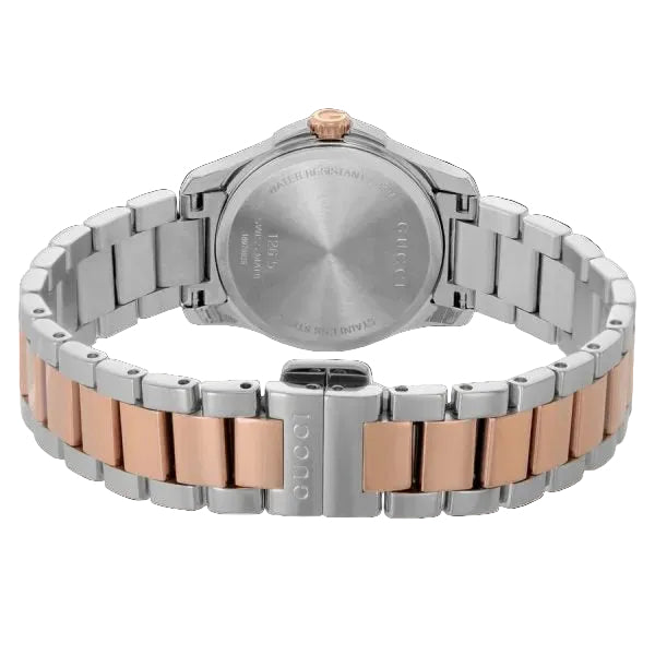 Gucci Women’s Swiss Made Quartz Stainless Steel Grey Dial 27mm Watch YA126527