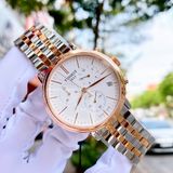 TISSOT Men’s Quartz Swiss Made Two-tone Stainless Steel White Dial 41mm Watch T122.417.22.011.00