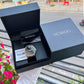 Movado Men’s Swiss Made Quartz Rose Gold Black Leather Strap Black Dial 40mm Watch 0607315