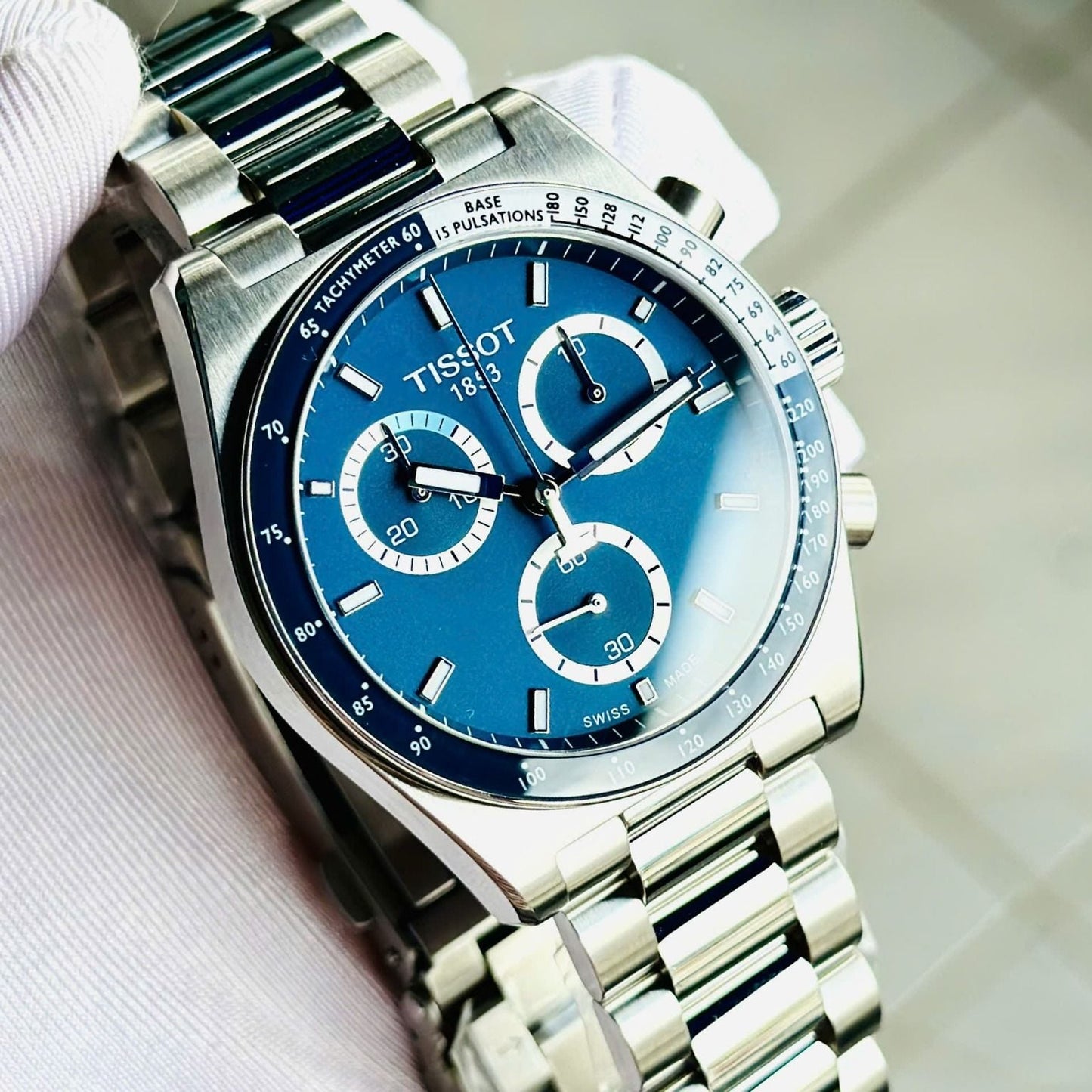 TISSOT Men’s Quartz Swiss Made Silver Stainless Steel Blue Dial 40mm Watch T149.417.11.041.00