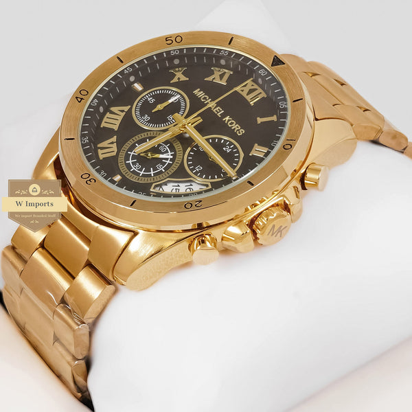 LATEST COLLECTION CHRONOGRAPH YELLOW GOLD WITH BLACK DIAL