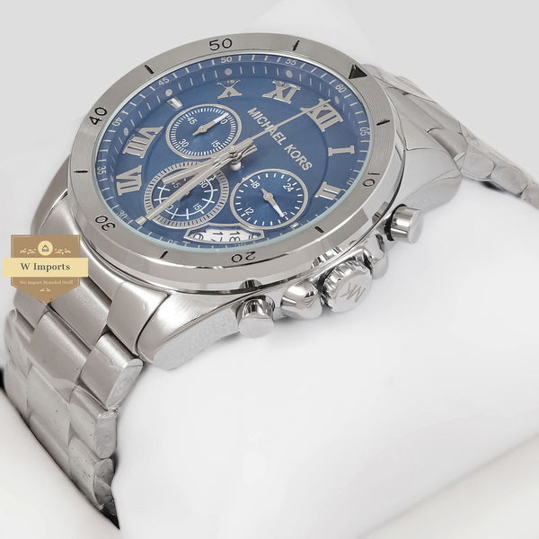 LATEST COLLECTION CHRONOGRAPH SILVER WITH BLUE DIAL