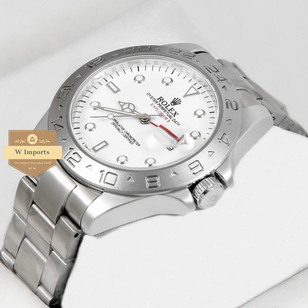 Latest Collection Silver With White Dial Stainless Steel Watch