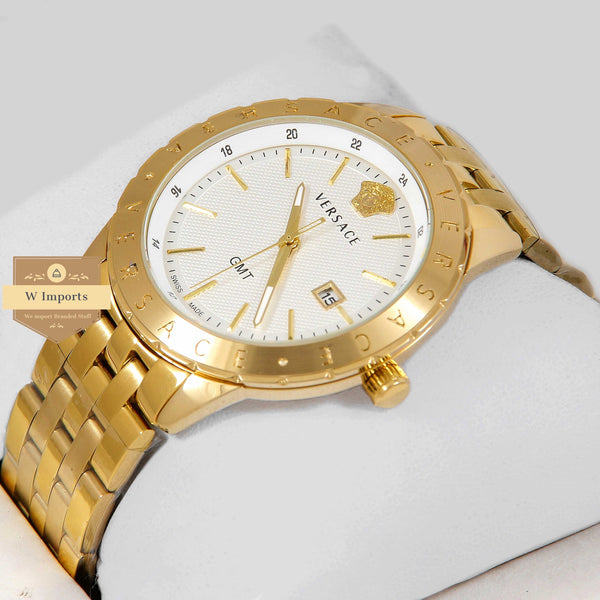 Latest Collection Yellow Gold With White Dial Watch
