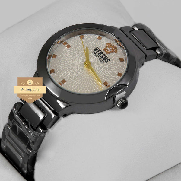 Latest Collection Black With Tortilla Dial Ladies Watch