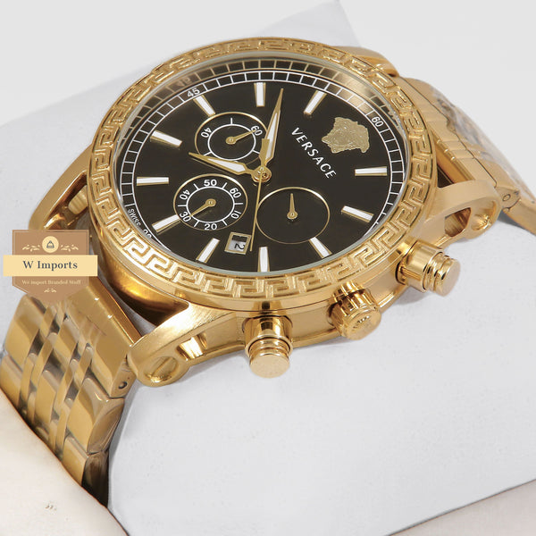 Latest Collection Chronograph Yellow Gold With Black Dial